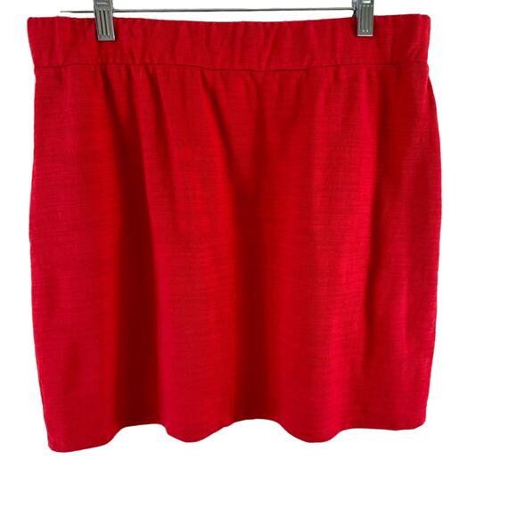 LOFT Red Short Casual‎ Skirt Medium - Picture 2 of 4